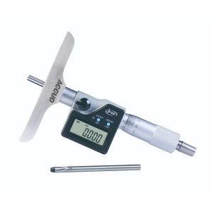 ميكرومتر اعماق ديجيتال اكيود 0-150 مم بالساعة كود 01-006-395