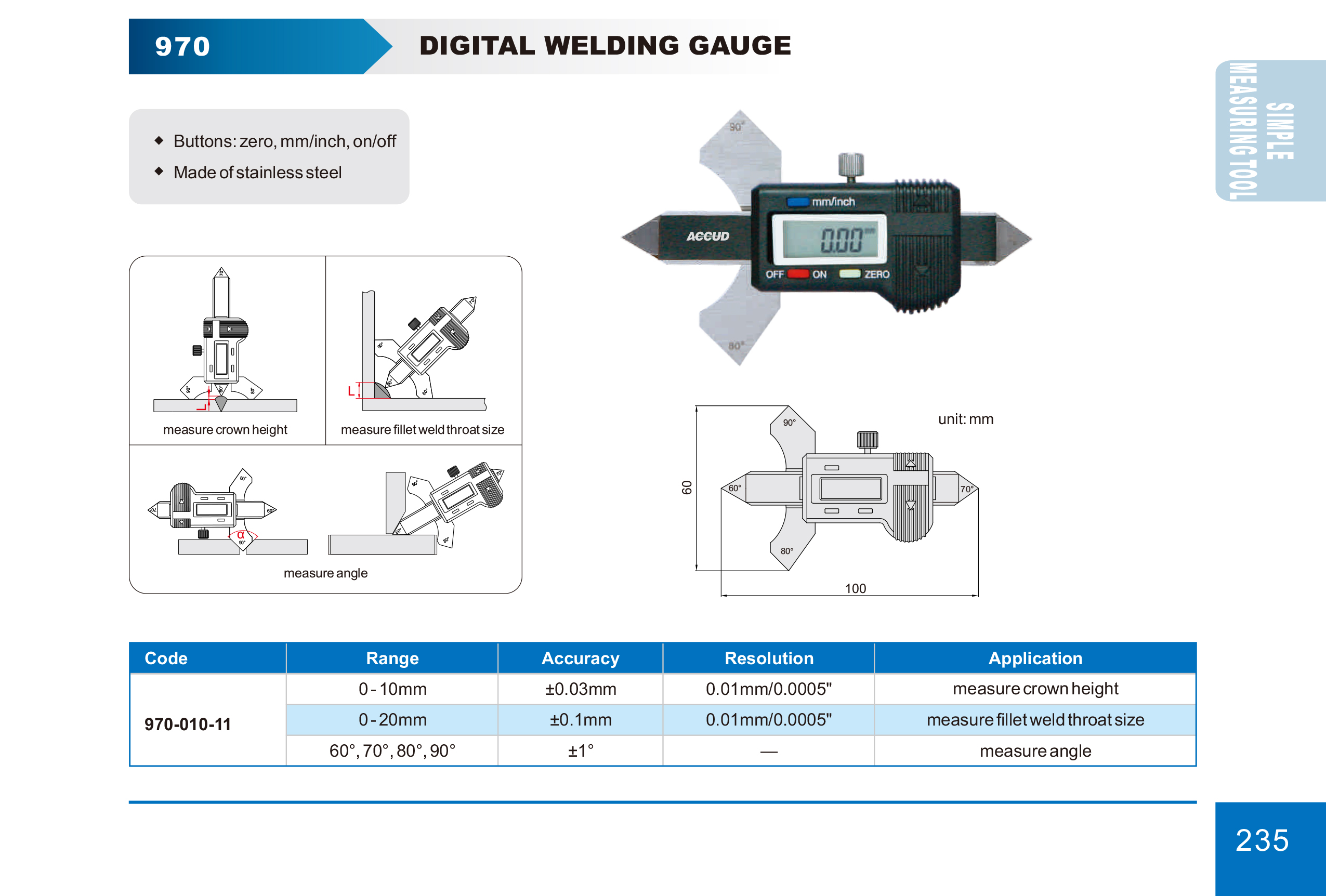 جادج ديجيتال لقياس اللحام 970 إنفينيتي للتجارة