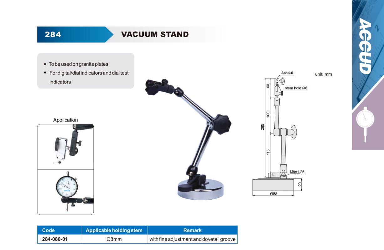 قاعدة شنكار مفصلية بقاعدة فاكيوم للتثبيت علي الجرانيت 80ك 284 إنفينيتي للتجارة